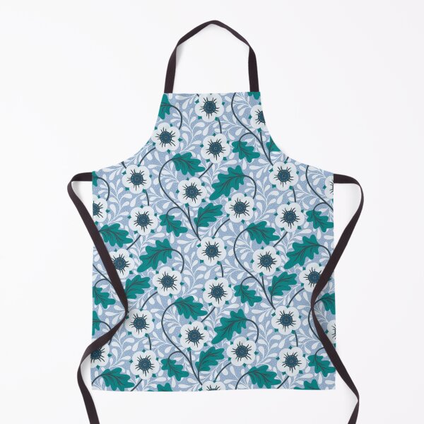 Aperçu de l'œuvre Anémones bleues Arts & Crafts Style créée et vendue par RebeccaFlaherty.