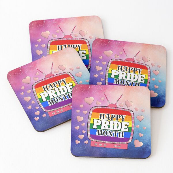 Item preview, LGBTQ Happy Pride Month, TV with Rainbow Flag designed and sold by Savchuk-Vova.