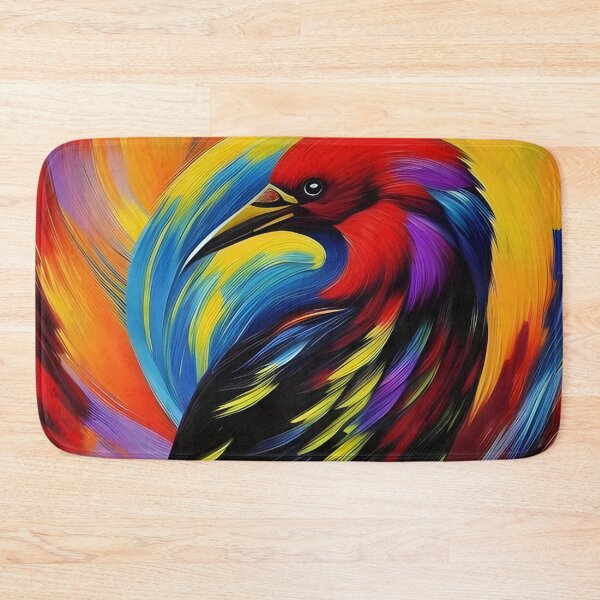 Item preview, Stylized Colourful Bird, Ai Generated Art  designed and sold by ACC .