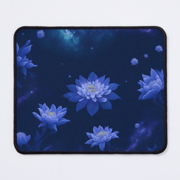 Item preview, A Radiant Flower pattern in cosmic sky designed and sold by xaiartist.