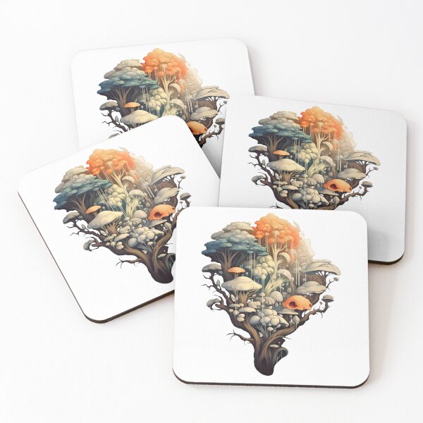 Item preview, Abstract Mushroom Tree designed and sold by Vansky-Art.