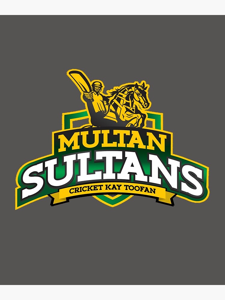 Multan Sultans Cricket Team Logo Greeting Card By Fizana Redbubble