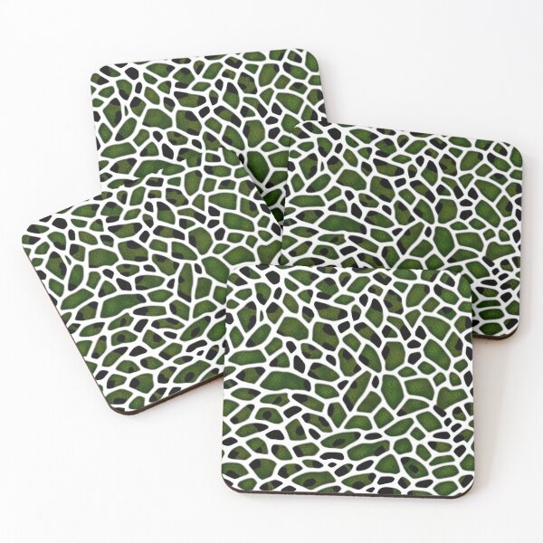 Item preview, Green and Black Camo Leopard Print 01 designed and sold by Artekinium.