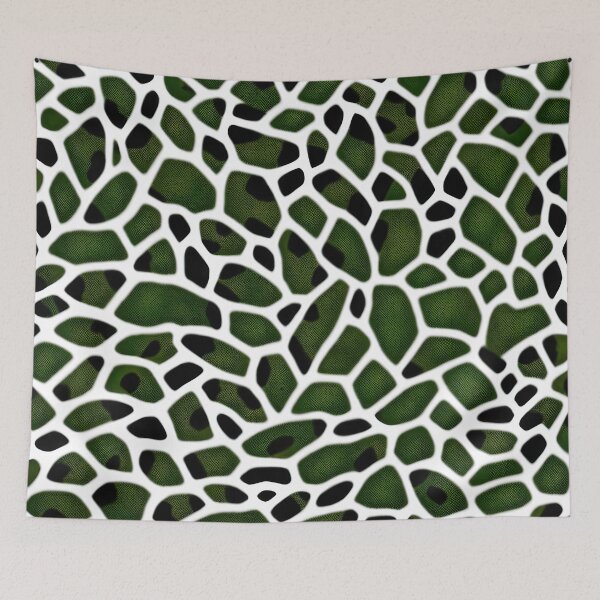 Item preview, Green and Black Camo Leopard Print 01 designed and sold by Artekinium.