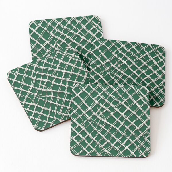 Item preview, White Thread Net Pattern Work in Dark Green Background designed and sold by Md Rashid  Hasan.