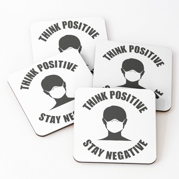 Item preview, Think Positive - Mask - Stay Negative designed and sold by 221c.