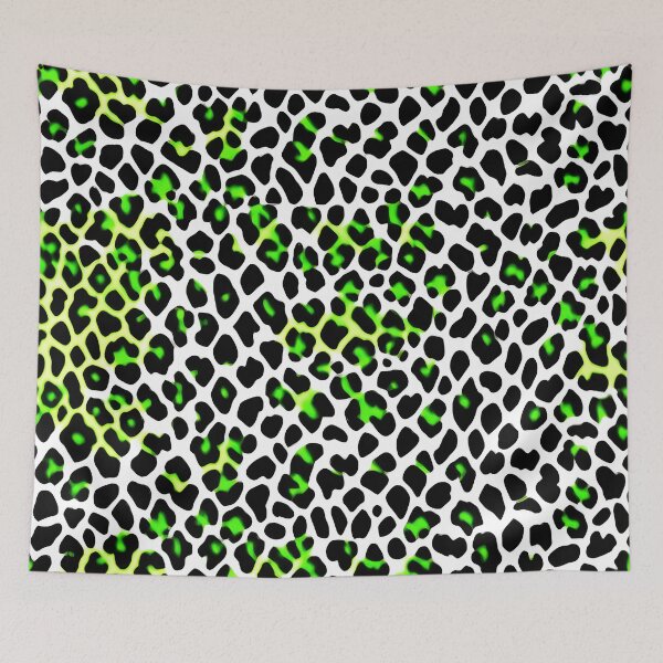 Item preview, Green and Black Leopard Print 02 designed and sold by Artekinium.