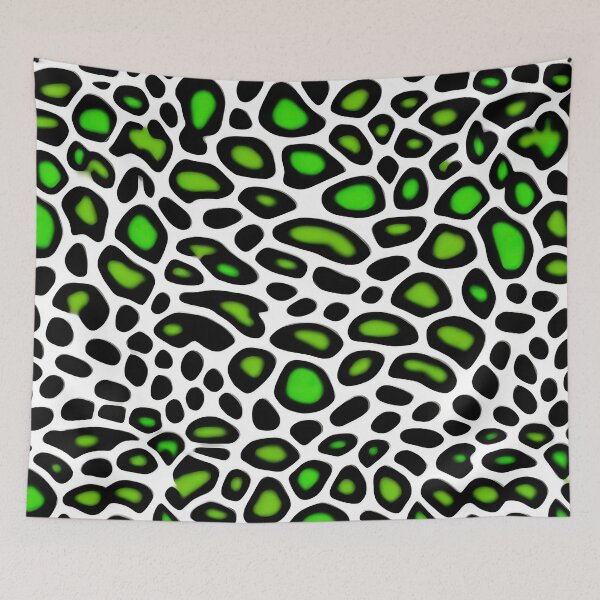 Item preview, Green and Black Leopard Print 03 designed and sold by Artekinium.