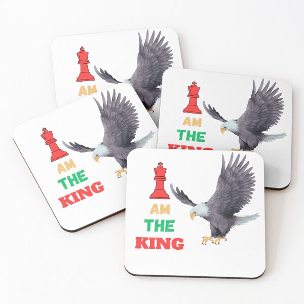 Item preview, eagale says i am the king funny quotes classic t shirt designed and sold by sangram9337.