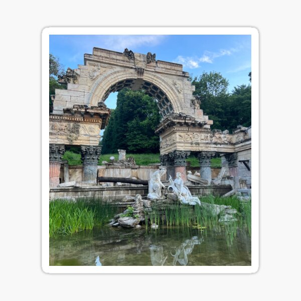 Item preview, Fountain in Schönbrunn designed and sold by AAAlexxxa.