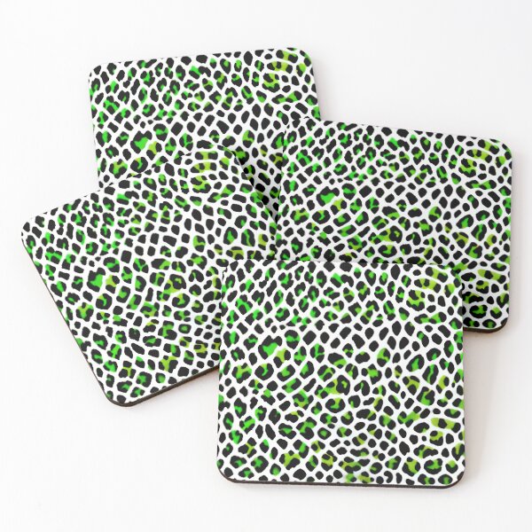 Item preview, Green and Black Leopard Print 13 designed and sold by Artekinium.