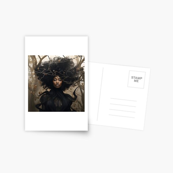 Black Art-Beautiful Images of Black Culture-Mother of Nature Postcard