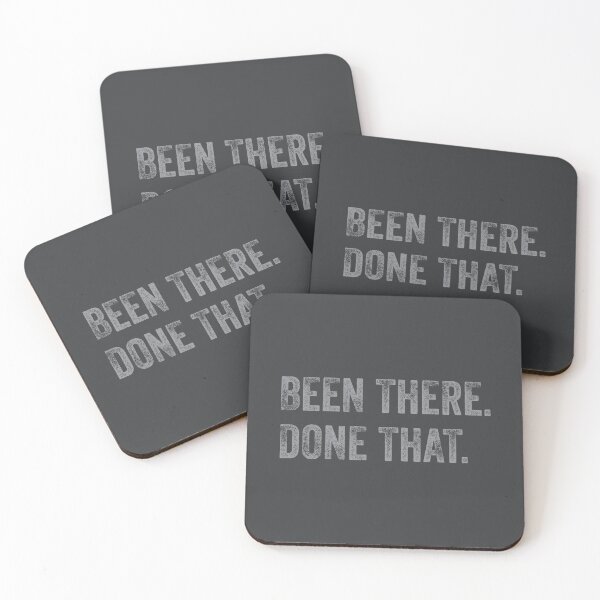 Item preview, Been there. Done that. (Grey print) designed and sold by STUDIO-72.