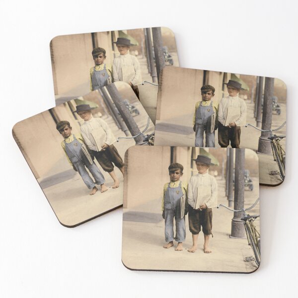 Item preview, 1913 Newsboys in San Antonio, Texas designed and sold by PatSeg Photos.