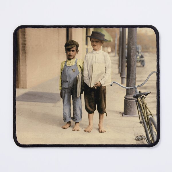 Item preview, 1913 Newsboys in San Antonio, Texas designed and sold by PatSeg Photos.
