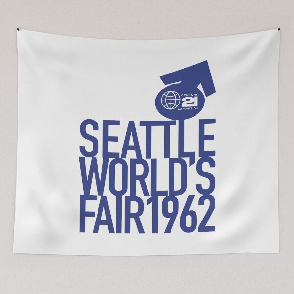 Item preview, 1962 Seattle World's Fair Block (Blue) designed and sold by deadmansupplyco.