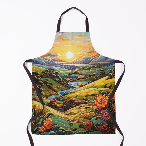 Item preview, The drawing of village in upcountry digital art designed and sold by EternityLoves.