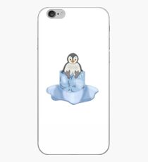 Cute penguin on ice iPhone Case