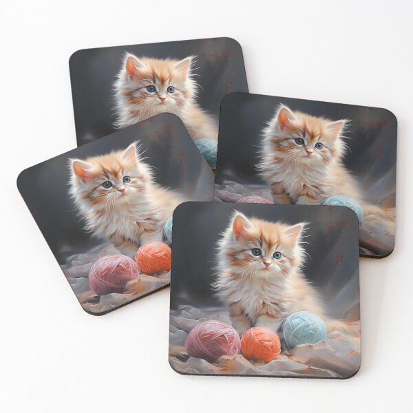 Item preview, Cute Ginger Kitten 4 designed and sold by Red Witch Art.