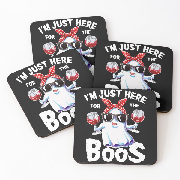 Item preview, I'm Just Here For The Boos Halloween Women Ghost Cute Funny designed and sold by mainana78.