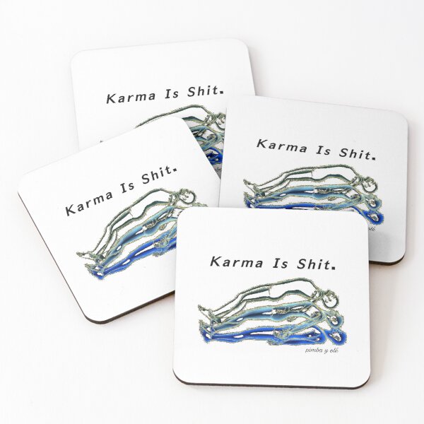 Item preview, Karma is shit funny dramatic by Pimba Y Olé designed and sold by Pimbayole.