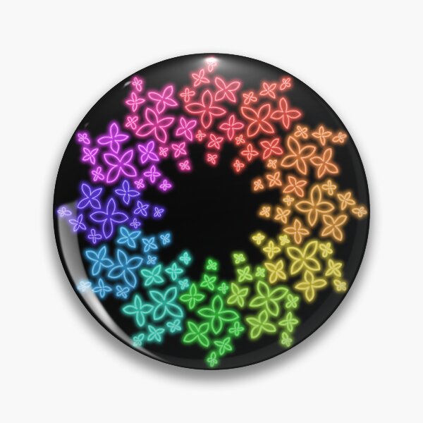 Item preview, Neon Rainbow Flower Spray Ring designed and sold by RebeccaRichards.