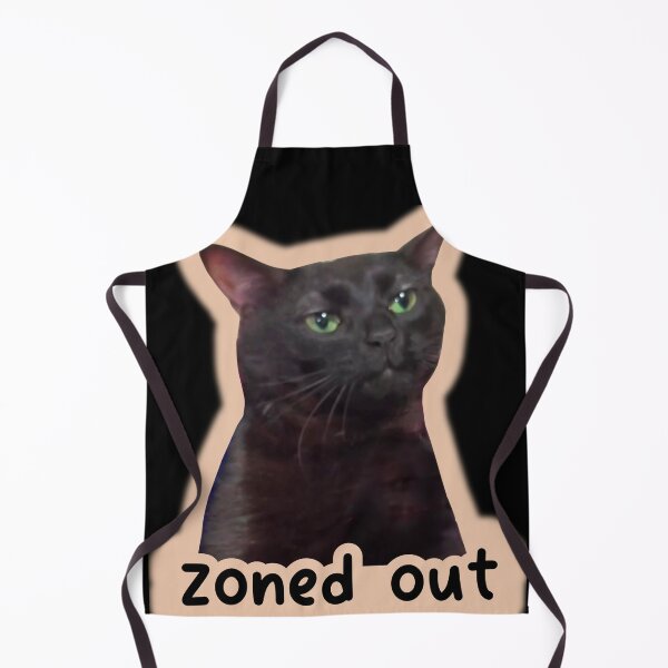 Item preview, Zoned out black cat Funny cat meme, black cat meme, Thinking cat designed and sold by LoveYaToo.
