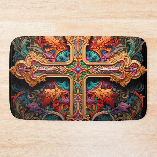 Item preview, Stunning ornate cross digital print designed and sold by dcrc.
