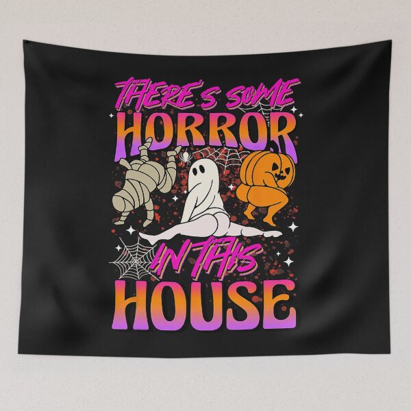 Item preview, There's Some Horrors In This House Ghost Pumpkin Halloween designed and sold by mainana78.