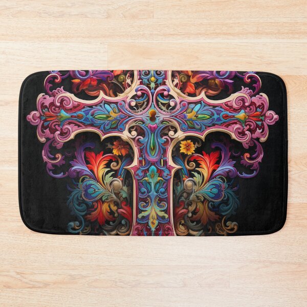 Item preview, Stunning ornate cross digital print designed and sold by dcrc.