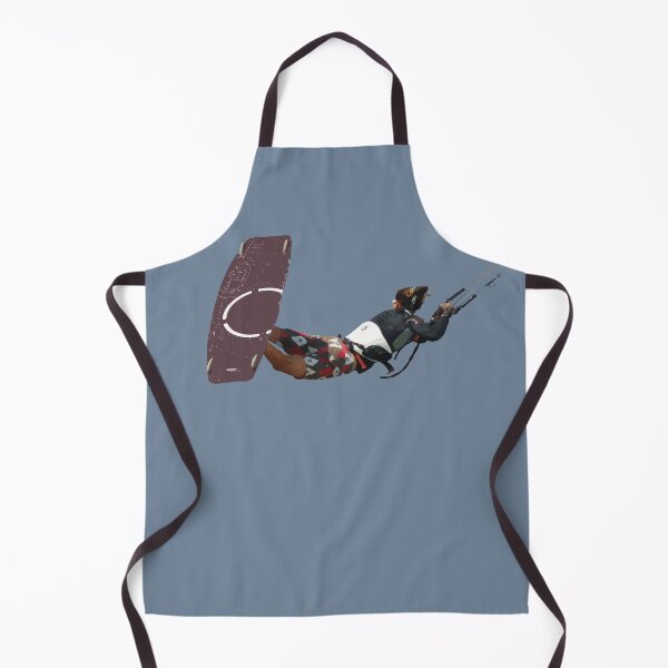 Item preview, Kiter Action Freestyle Kitesurfer Color Illustration designed and sold by taiche.