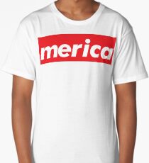 Merica Words Millennials Use Long T-Shirt