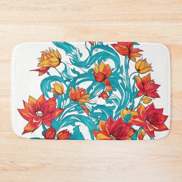 Item preview, Wave Flower Creative 1 designed and sold by ThanaDesign.