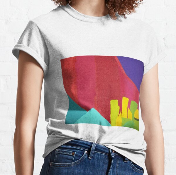 Purple Sun (Facemadics colorful abstract painting) Classic T-Shirt