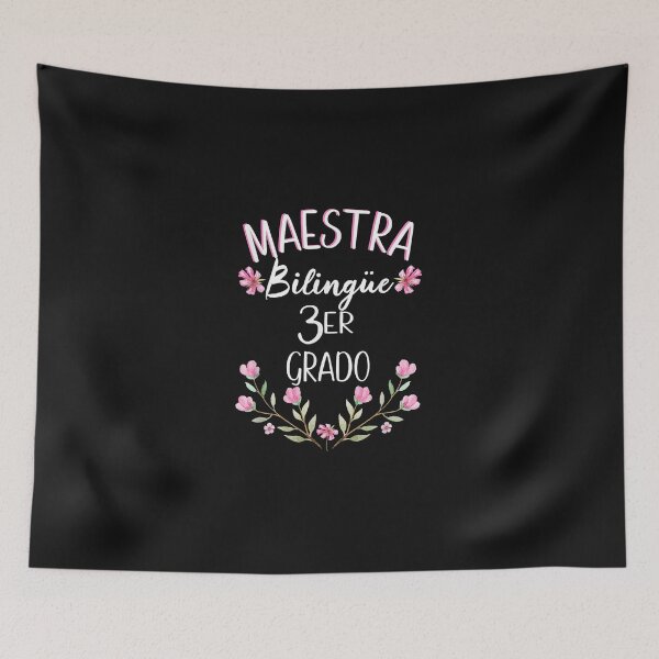 Item preview, Maestra Bilingue Shirt Bilingual Teacher Spanish 3Rd Grade  designed and sold by StephenBarkera.
