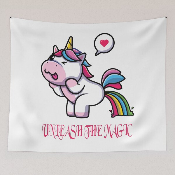 Item preview, Unleash the Magic...Farting Unicorn designed and sold by Twisted-Teeze.