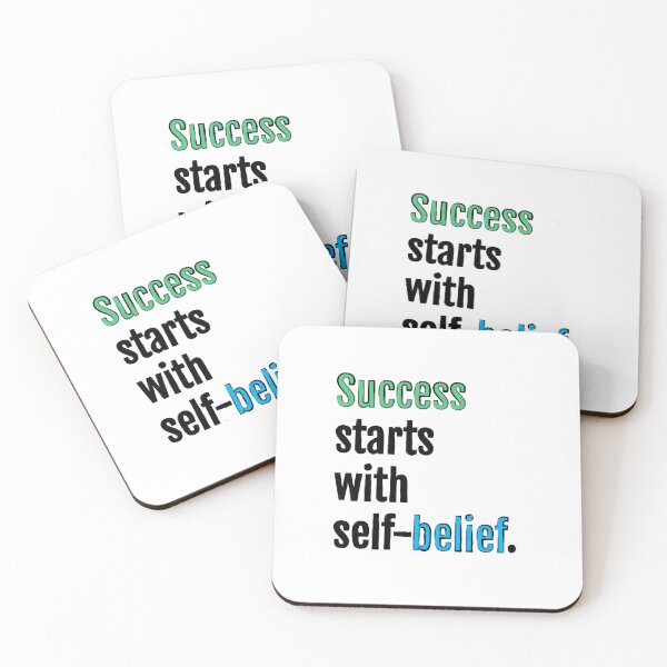 Item preview, Success starts with self-belief. designed and sold by QuotopiaThreads.