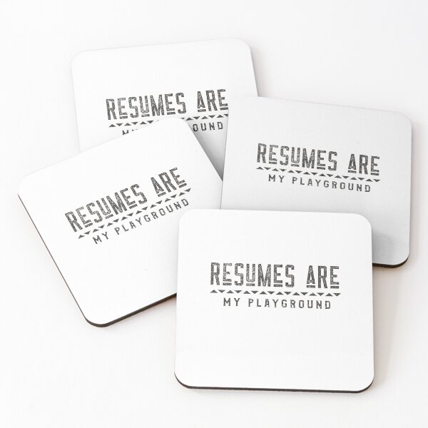 Item preview, Recruiter:Resumes are my playground designed and sold by joabaj.