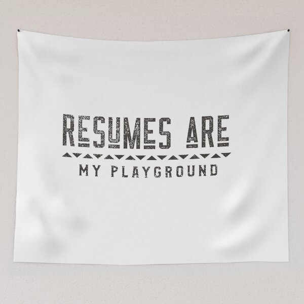 Item preview, Recruiter:Resumes are my playground designed and sold by joabaj.