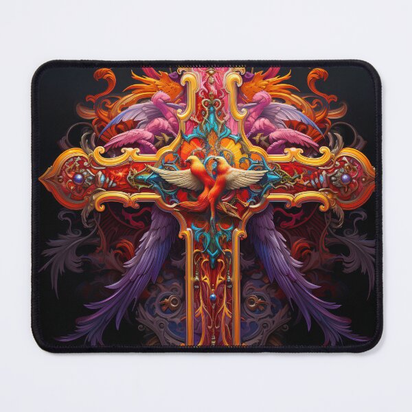 Item preview, Stunning ornate cross digital print designed and sold by dcrc.