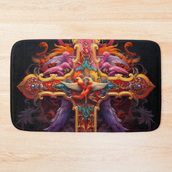 Item preview, Stunning ornate cross digital print designed and sold by dcrc.