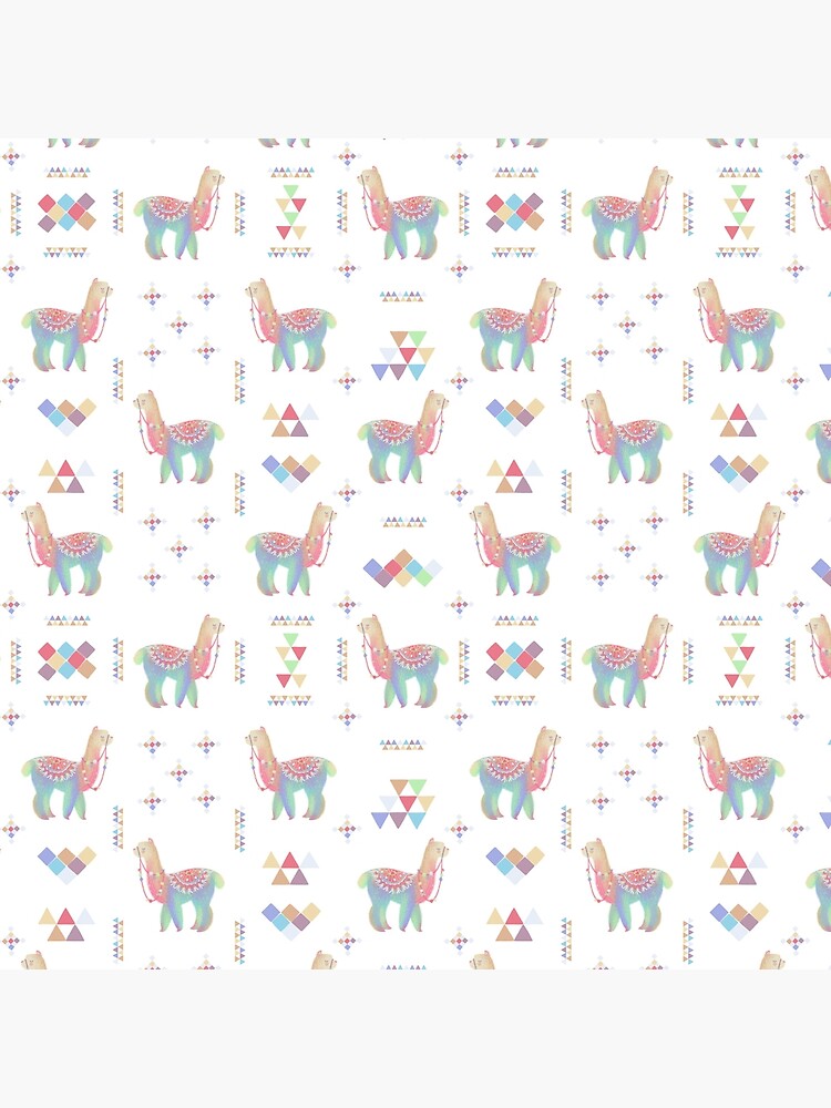 Colorful Alpaca by mauprada