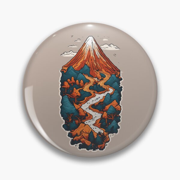 Item preview, a mountain with a river running through it designed and sold by Keith Fraley.