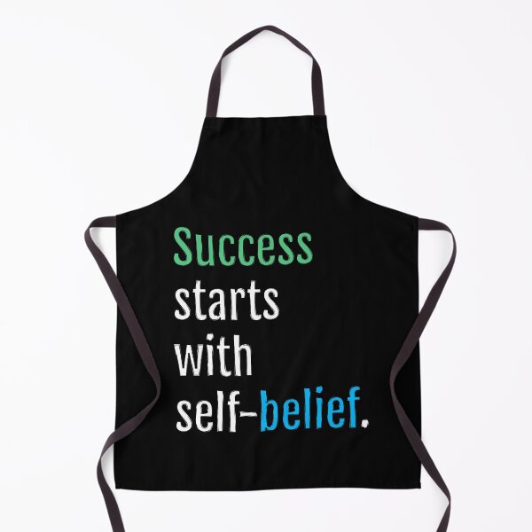 Item preview, Success starts with self-belief. (Black Edition) designed and sold by QuotopiaThreads.