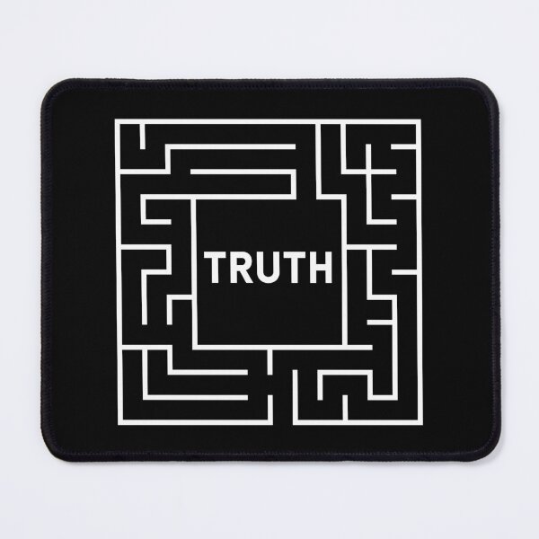 Item preview, Searching for Truth Maze - Philosophy Quotes and Jokes designed and sold by ethanzakicab.