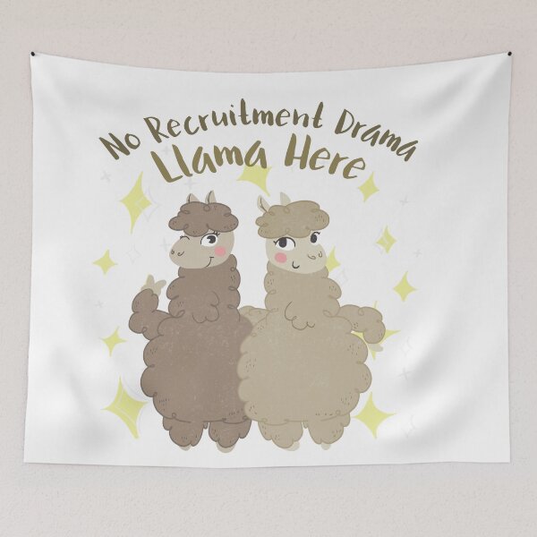 Item preview, Recruiter:No Recruitment Drama Llama Here designed and sold by joabaj.