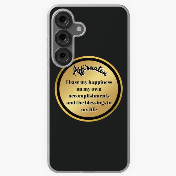 Item preview, Affirmation Statement #7 - I Base My Happiness on My Own Accomplishments designed and sold by topzmart.