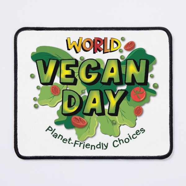 Item preview, World vegan day (Planet-Friendly Choices) designed and sold by NatalieJeans.