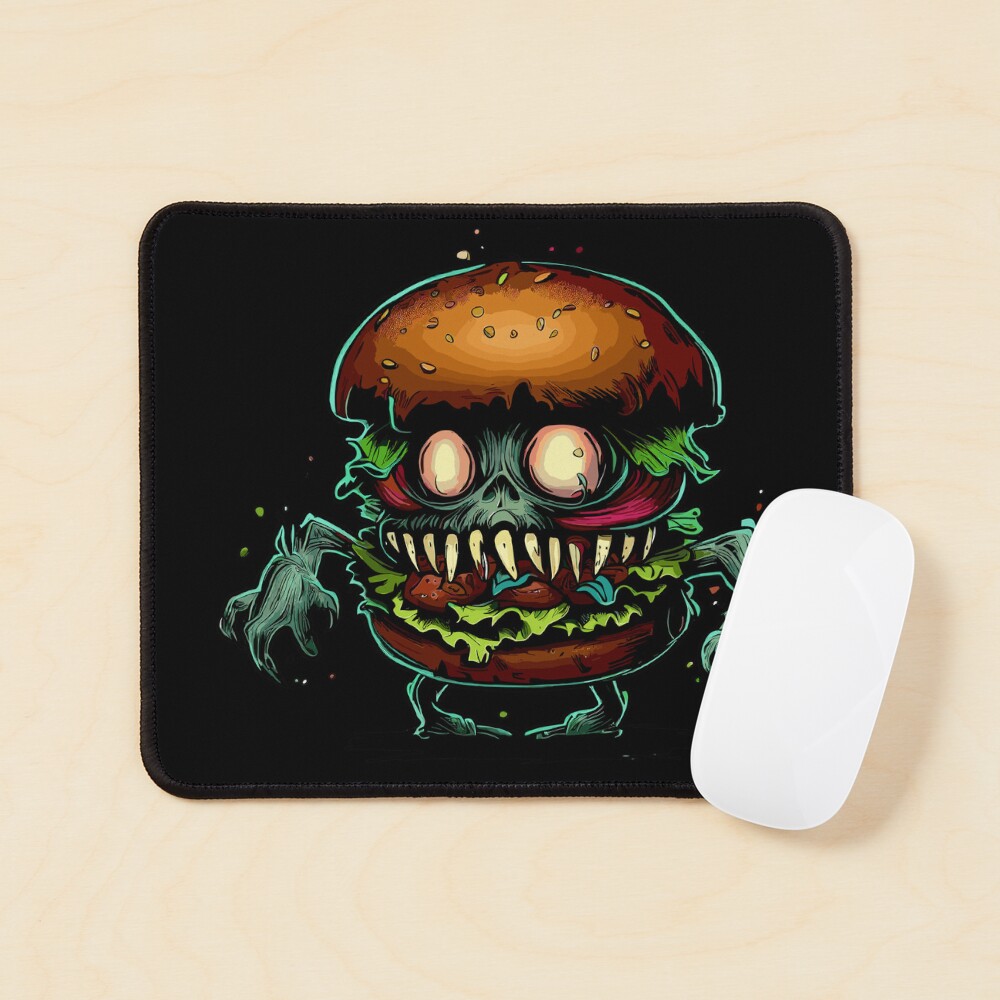 Spooky zombie Hamburger