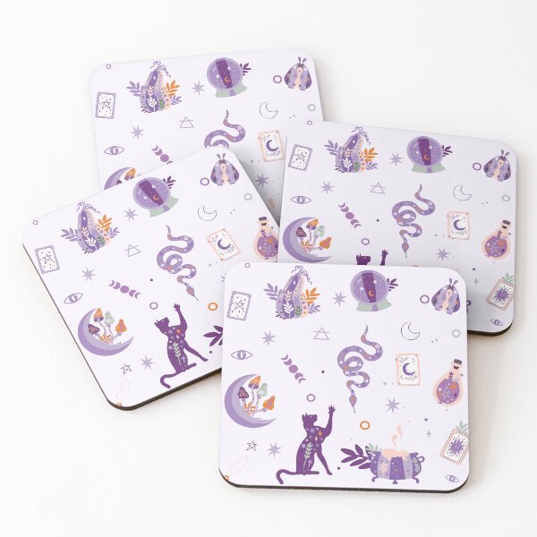 Item preview, Purple Witch Pack Halloween Pattern Magic designed and sold by VermintStudio.